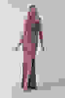 Bakır Bisiklet Yaka Kolsuz Yırtmaç Detaylı Pul Payet Abiye 9705482.231 Bakır