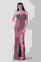 Bakır Drapeli Parlak Pul Payetli Askılı Abiye 9705539.231 Bakır