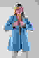 Bebe Mavi Astarlı Düğme Kapamalı Blazer Ceket 0105123.449 Bebe Mavi