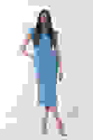 Bebe Mavi Büzgülü Elbise 0104022.449 