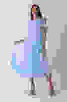 Bebe Mavi Göğüs Ve Etek Ucu Çiçek Detaylı Abiye Elbise 9705622.449 Bebe Mavi