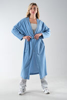Bebe Mavi Krep Belden Kuşaklı Kimono 0107121.449 