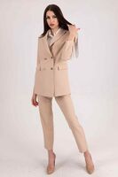 Bej Blazer Ceket Pantolon İkili Takım 0106305.55 Bej