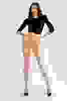 Bej Geniş Kemerli Bilek Paça Klasik Pantolon 0303553.55 Bej