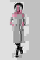 Bej Kol Bağlamalı Seyyar Kuşaklı Uzun Kaşe Kaban 41630051.55 Bej