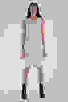 Bej Örme Kolsuz Triko Elbise 0104029.55 