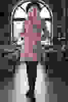 Bej Şal Yaka Çift Cepli Düğme Kapamalı Kemerli Peluş Kaban 0108088.55 Bej