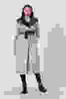 Bej Süet Düğmeli Seyyar Kemerli Kaban 0108087.55 