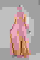 Bej Üzeri Taş İşlemeli Şifon Tesettür Abiye Elbise 6502316.55 