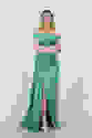 Benetton Drape Detaylı Beden Parçalı Yırtmaçlı Saten Abiye Elbise 1302007.435 