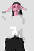 Beyaz Beli Bağlama Detaylı Bluz 0806546.15 