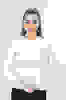 Beyaz Dantel Detaylı Şifon Bluz 0806567.15 