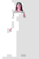 Beyaz Drapeli Düğme Detaylı Uzun Abiye 9705361.15 