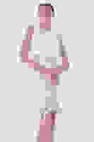 Beyaz Güpür Detaylı Dantel Kalem Midi Boy Abiye Elbise 9705286.15 