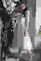 Beyaz Kare Yaka Pul Payetli Midi Boy Abiye 6502491.15 Beyaz