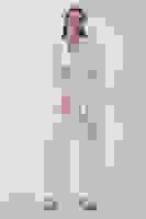 Beyaz Keten Pantolonlu Takım 0106319.15 