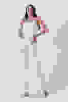 Beyaz Ön Göğüs Gipeli İp Askılı Tulum 6502470.15 