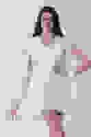 Beyaz Payet Sırt Açık Kısa Abiye 1302161.15 