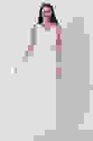 Beyaz Tek Omuz Yırtmaçlı Abiye 9705155.15 