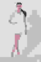 Beyaz Tül Dantel Kısa Elbise 4642001.15 