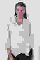 Beyaz Yandan Bağlamalı Şifon Bluz 41620062.15 