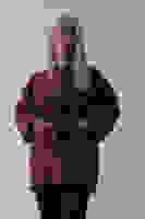 Bordo Astarlı Biye Detaylı Cepli Kapitone Ceket 31050766.04 Bordo