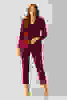 Bordo Blazer Ceket Pantolon İkili Takım 0106305.04 Bordo
