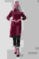 Bordo Önü Aller Detaylı Bağcıklı Modal Tunik 31050762.04 Bordo