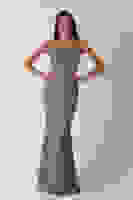 Çağla Üzeri Taş İşlemeli Sırt Bağlamalı Straplez Abiye 9705498.332 Çağla