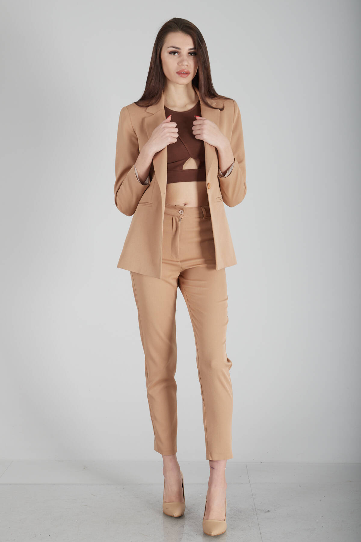 Camel Klasik Yaka Ceketli Takım 0106309.09 - Ardanewline (1)