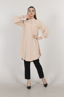 Camel Kol Ucu Fırfırlı Gömlek Tunik 44510291.09 