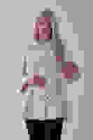 Ekru Gömlek Yakalı 4 Düğme Deri Bukle Detaylı Kaşe Yün Ceket 5307122.147 Ekru