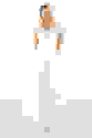 Ekru Kayık Yaka İşlemeli Abiye&Mezuniyet Elbisesi 1301641.147 