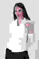 Ekru Kruvaze Yaka Taş Boncuk Detaylı Bluz 4202781.147 Ekru