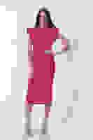 Fuşya Büzgülü Elbise 0104022.12 