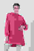 Fuşya Yakası Fırfırlı Tunik 0203192.12 