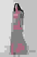 Gold Bisiklet Yaka Pul Payetli Yırtmaçlı Abiye 0801057.122 