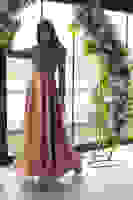 Gold Drapeli Payet Üst Detaylı Eteği Saten Tesettür Abiye 6502504.122 Gold