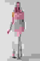 Gold Drapeli Takma Kol Detaylı Kadife Abiye 0801068.122 Gold