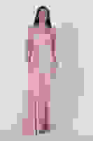 Gold Pul Boncuklu Saten Tesettür Abiye 6502473.122 