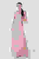 Gold Taş İşlemeli Hakim Yaka Fiyonklu Tesettür Abiye 6502462.122 