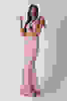 Gold Tek Omuz Drapeli Taş Detaylı Abiye 0801009.122 Gold