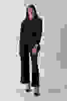 Gold Tunik Yaka Fermuar Kapamalı File Detaylı Pantolonlu Takım 4577283.122 Gold