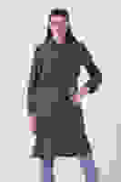 Gri Kanguru Cep Detaylı Bilek Lastikli Kapüşonlu Kap 0809026.06 