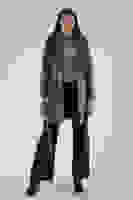 Gri Seyyar Kürklü Çift Cepli Kaşe Kaban 0108080.06 