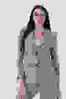 Gri Vatkalı Astarlı Blazer Ceket 0105110.06 Gri