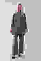 Gri Yaka ve Pantolon Paçası Taş Detaylı Tunikli Takım 4703048.06 Gri