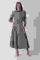 Haki Beli Lastikli Cepli Ceket ve Etek İkili Takım 4595053.23 Haki