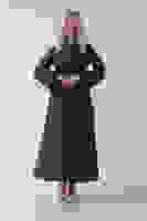 Haki Önü Tek Düğmeli Kuşaklı Etek Ceket 31040701.23 Haki