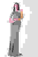 Haki Önü Yırtmaçlı Tek Omuz Şık Abiye 0801563.23 Haki